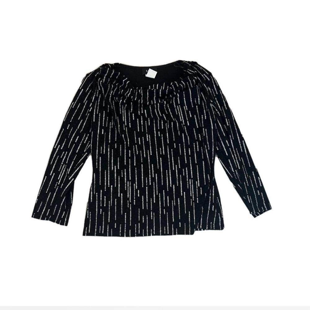 Sparkly Black Blouse